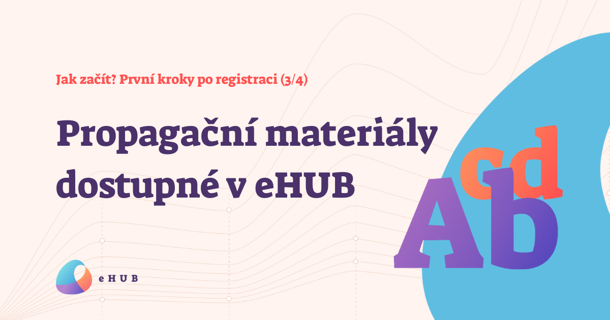 První kroky po registraci
