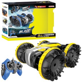 R/C 1:18 Obojživelné auto - žluté