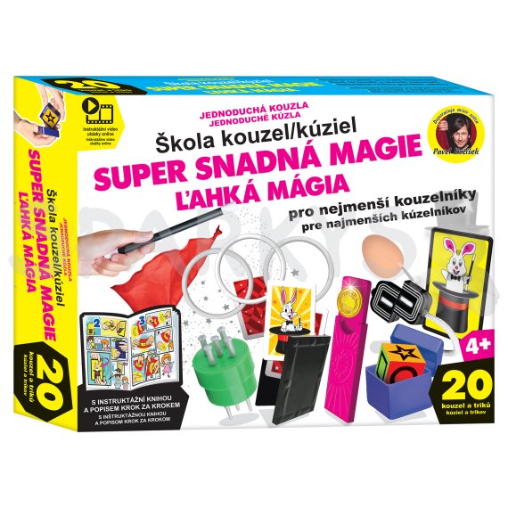 Škola kouzel - Super snadná magie 20 triků                    