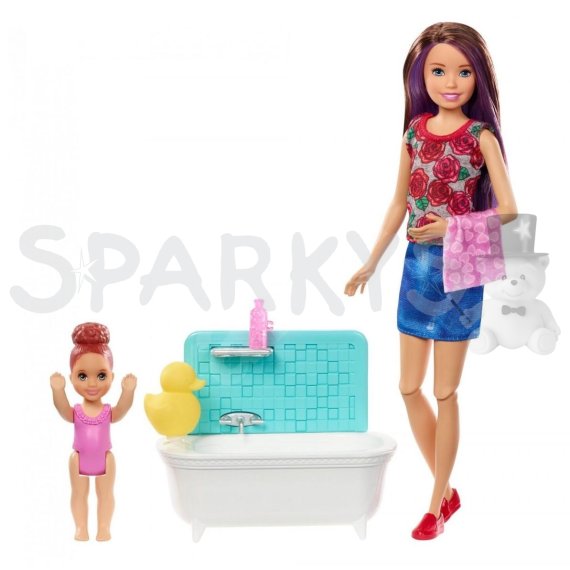 Barbie Chůva herní set - 4 druhy                    